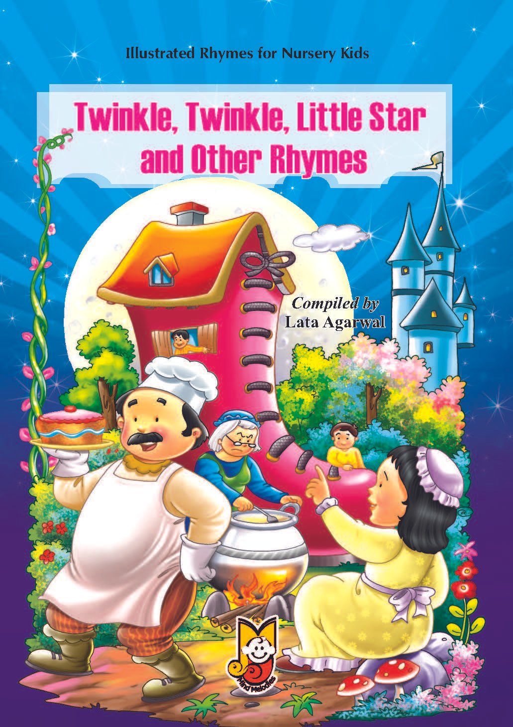 Illustrated Rhymes for Nursery Kids - Twinkle, Twinkle, Little Star and other Rhymes